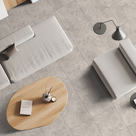 Ege Seramik Santiago Karo Mat Gri 60 x 60 cm 1,80 m2