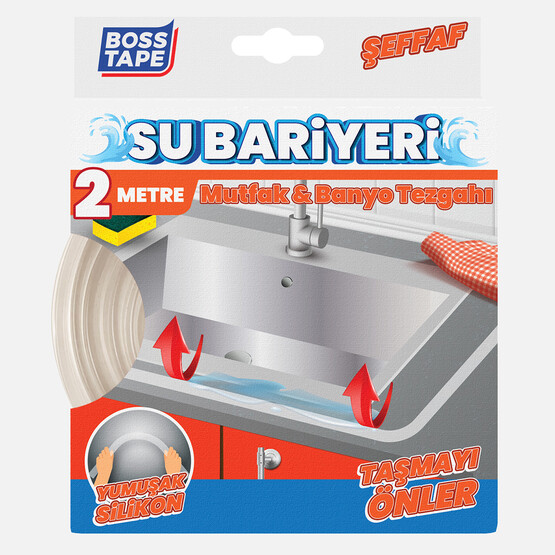 Boss Tape Tezgah Bariyer Bandı Şeffaf