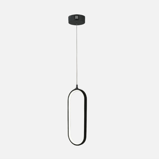 Nilson Alüminyum - Metal Tekli Oval Led Sarkıt