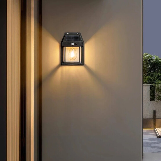 Solar Led Aplik Sensörlü 1 Aplik
