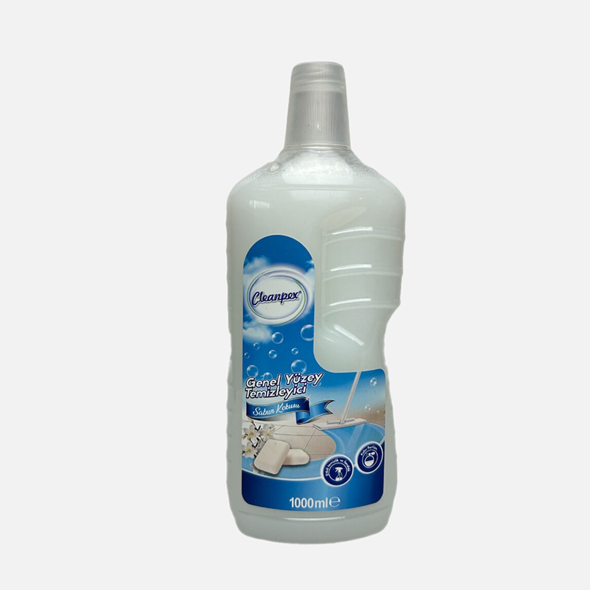    CleanPex Genel Yüzey Temizleyici Beyaz Sabun Kokulu 1000Ml 