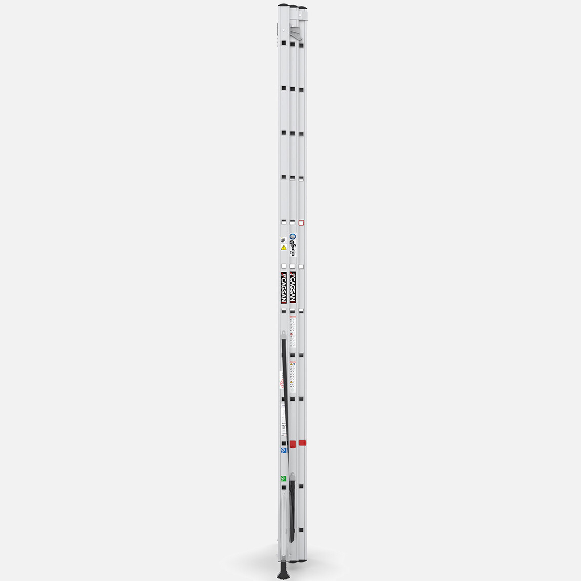    Çağsan 3x12 Basamaklı Triocombi 3 Parça Çok Amaçlı Alüminyum Merdiven 