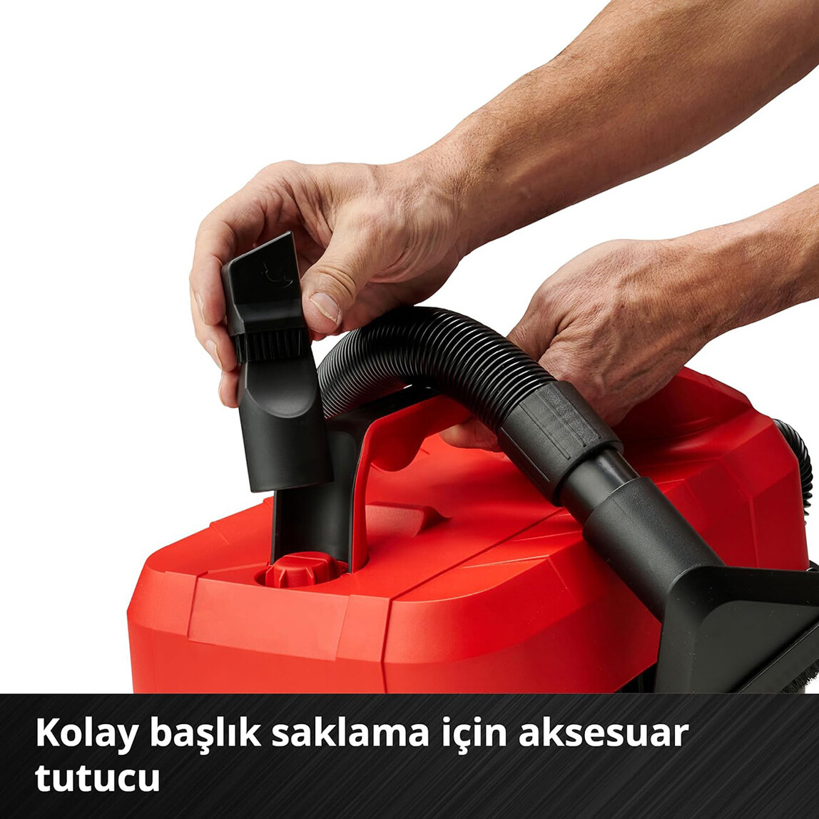   Einhell TE-VC 18/10 Li Solo Akülü Islak/Kuru Süpürge (Akü ve Şarj Cihazı Dahil Değildir.) 