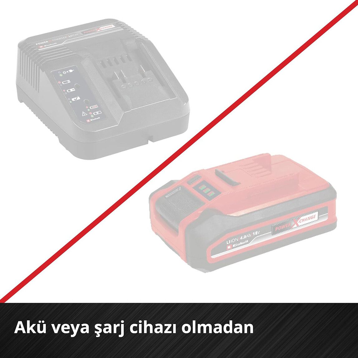    Einhell TE-VC 18/10 Li Solo Akülü Islak/Kuru Süpürge (Akü ve Şarj Cihazı Dahil Değildir.) 