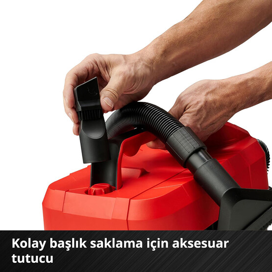 Einhell TE-VC 18/10 Li Solo Akülü Islak/Kuru Süpürge (Akü ve Şarj Cihazı Dahil Değildir.)