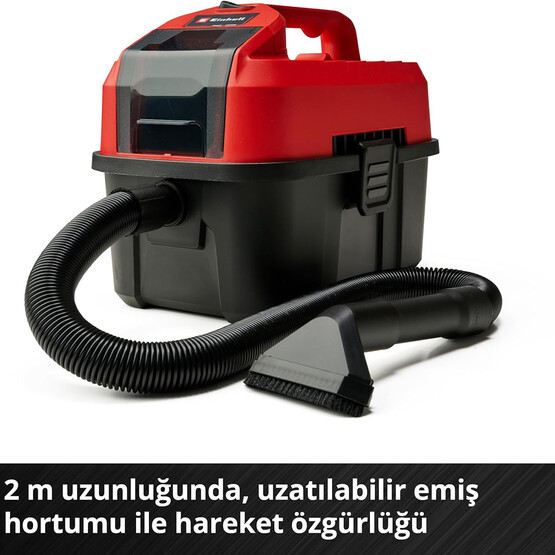 Einhell TE-VC 18/10 Li Solo Akülü Islak/Kuru Süpürge (Akü ve Şarj Cihazı Dahil Değildir.)