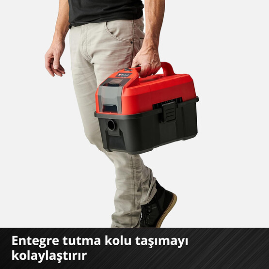 Einhell TE-VC 18/10 Li Solo Akülü Islak/Kuru Süpürge (Akü ve Şarj Cihazı Dahil Değildir.)
