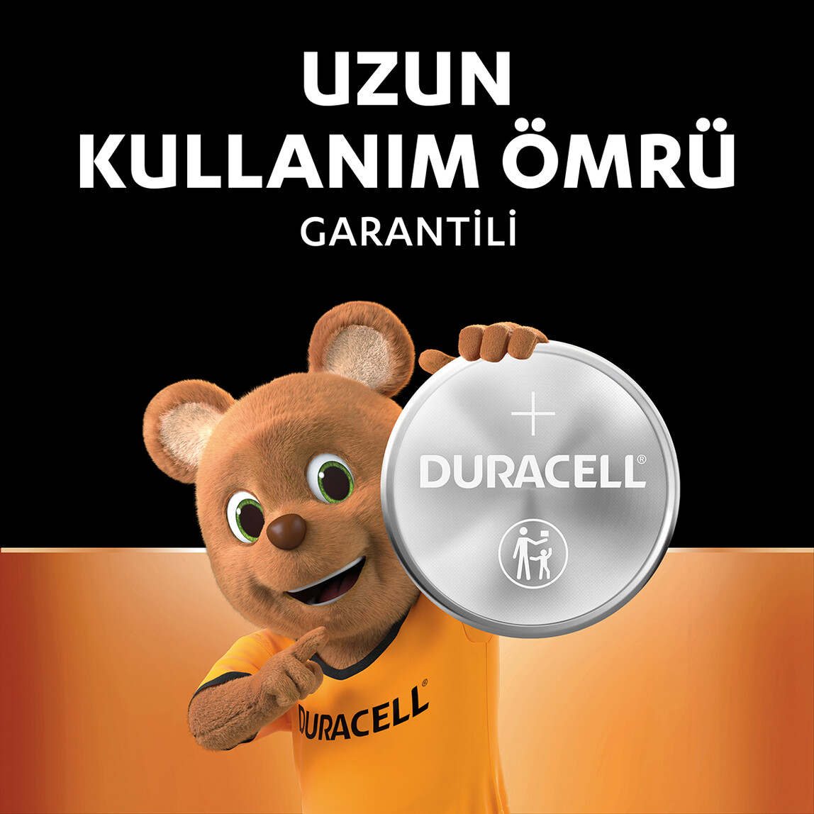    Duracell 2450 Lityum Düğme 3V Tekli Pil 