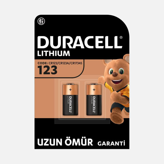 Duracell Yüksek Güçlü Lityum 123 3V 2'li Pil