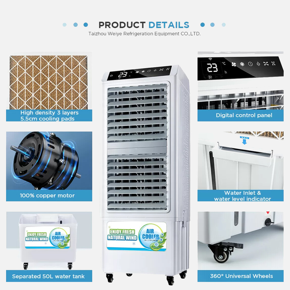    Dlc SF-70 Havadar Uzaktan Kumandalı İyonizer 300 Watt Hava Soğutucu 