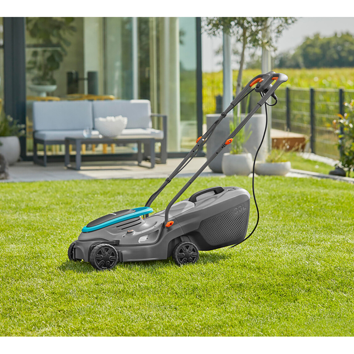    Gardena Powermax 32E Elektrikli Çim Biçme Makinası 