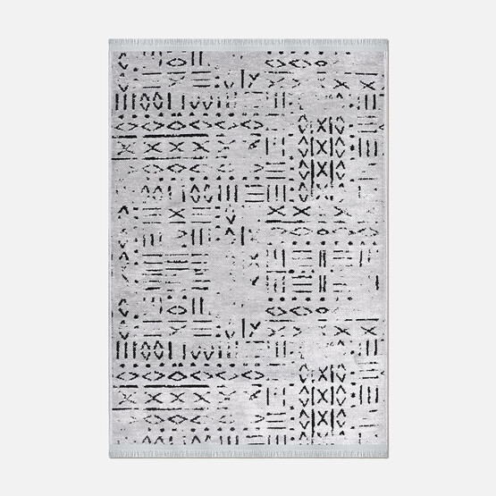 Crea Vanilya Kilim 8015 Gri 80x300 cm