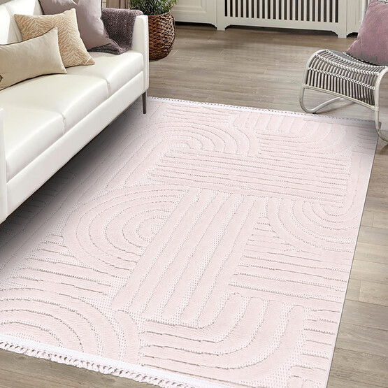 Crea Tuna TY03 Halı Bej 80x300 cm