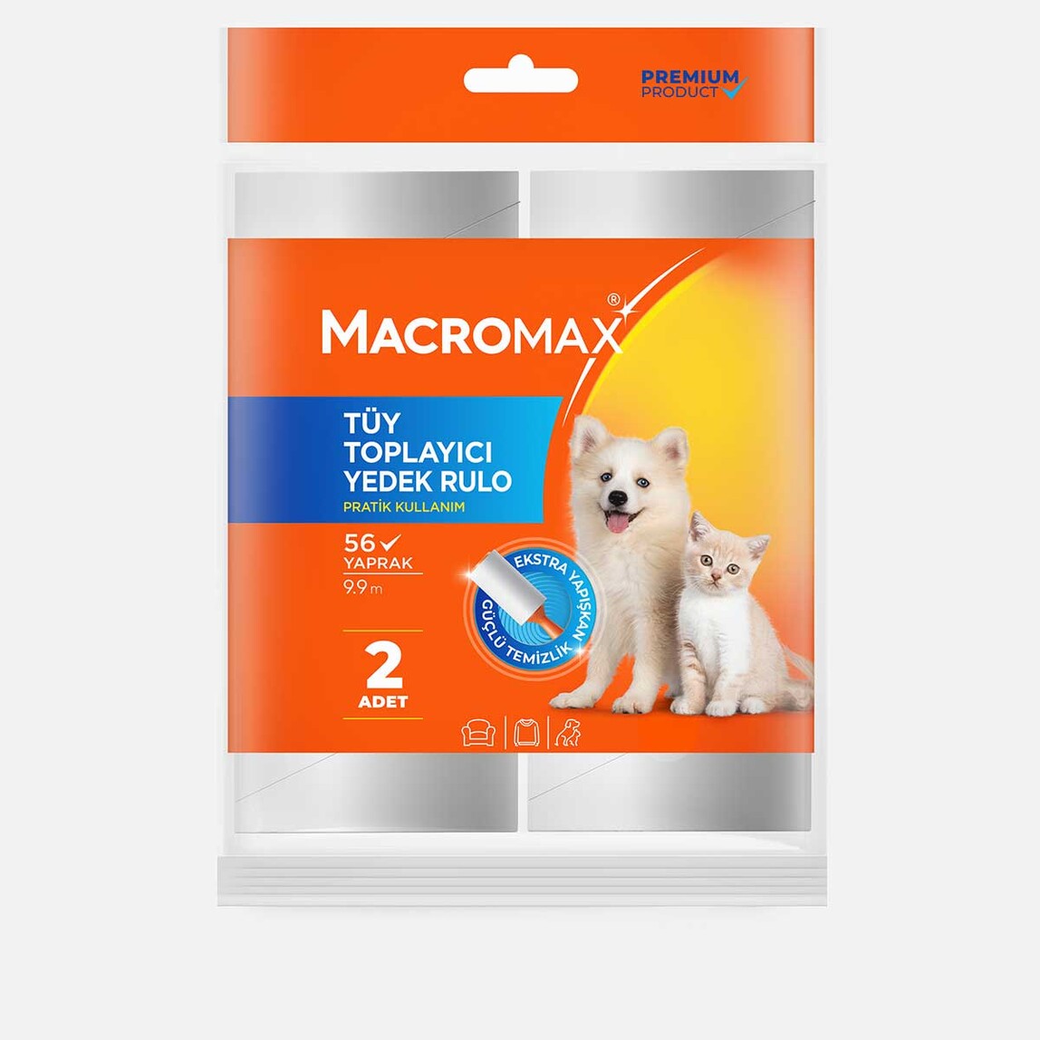    Macromax Tüy Toplayıcı Yedek 2'li Paket 