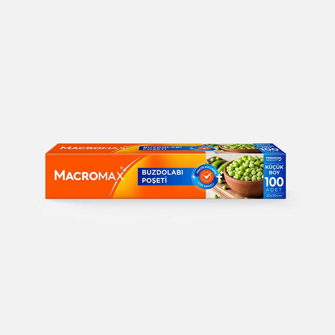    Macromax Buzdolabı Poşeti Orta 75 Adet 