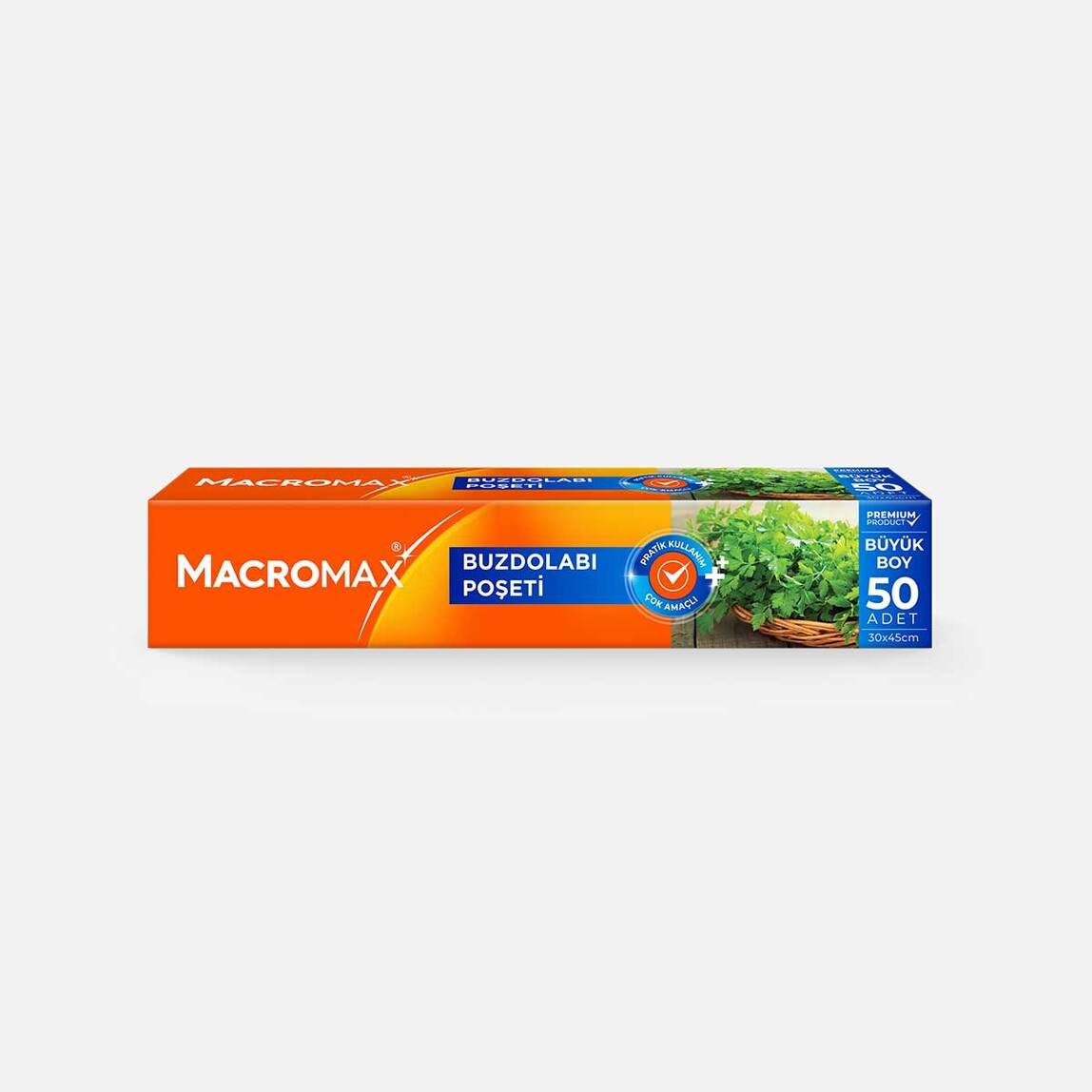    Macromax Buzdolabı Poşeti Büyük 50 Adet 