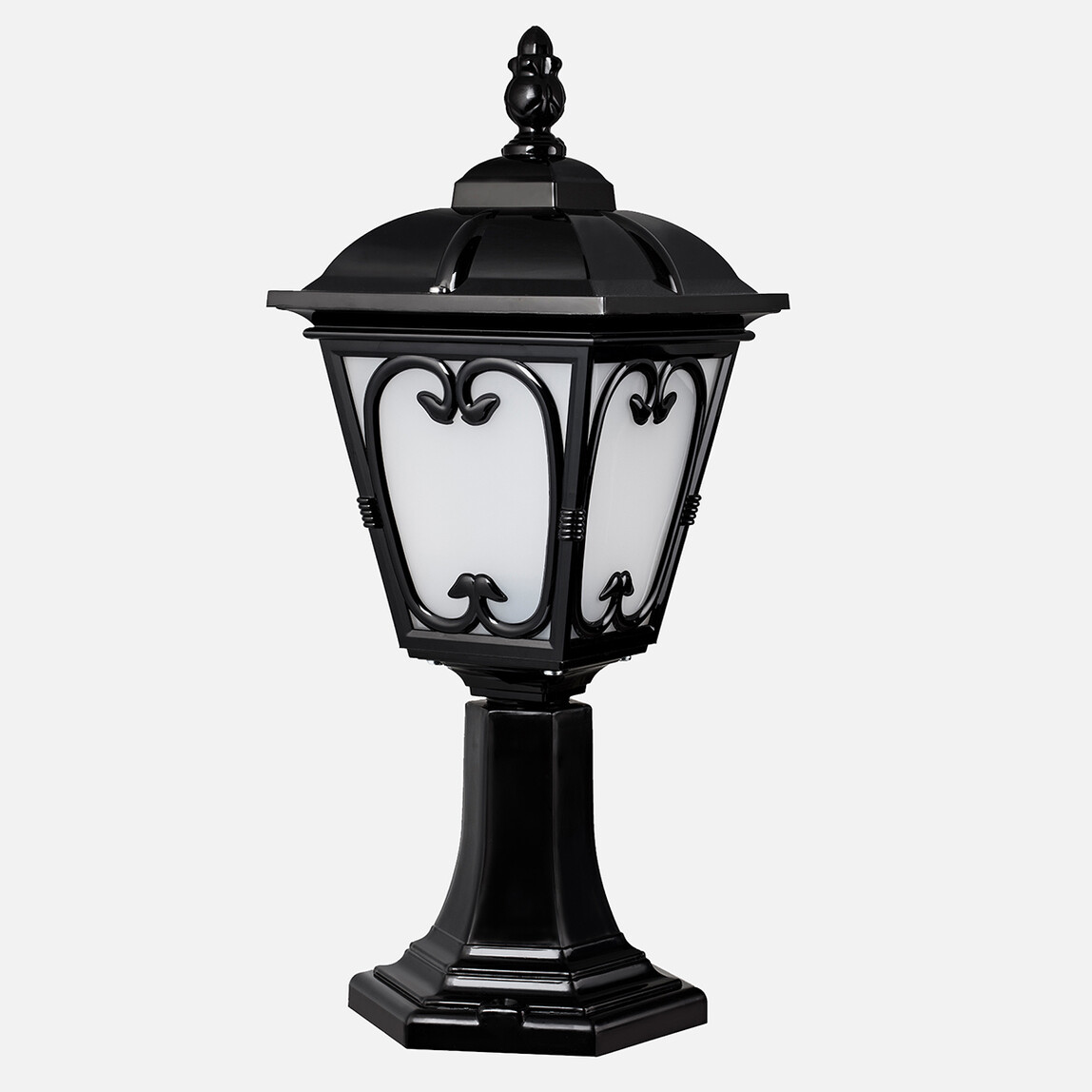    Modelight Kare Motifli Set Üstü Siyah 