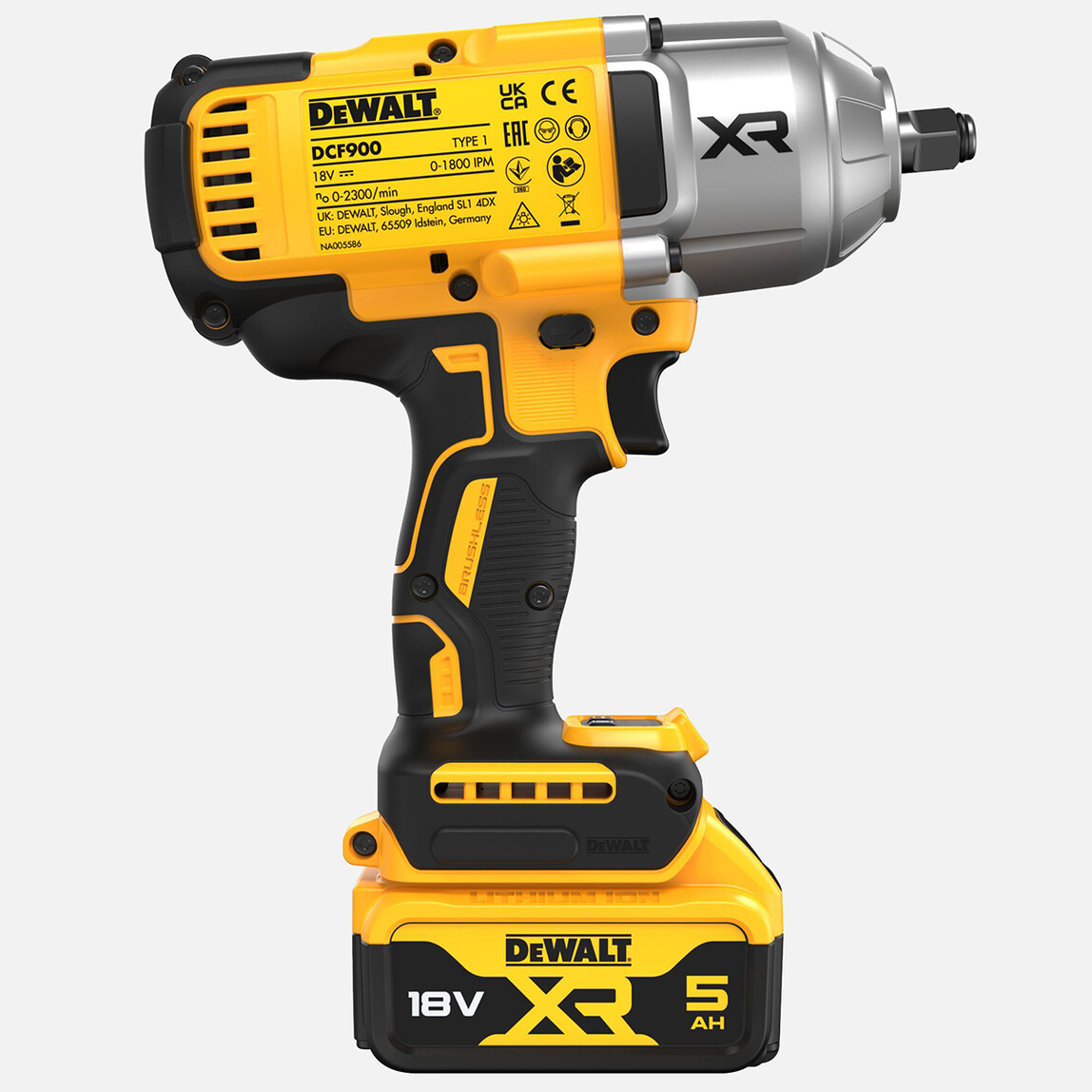    Dewalt DCF900P2T-QW 18 V 5.0 AH Kömürsüz Motor 1396 NM Somun Sıkma 