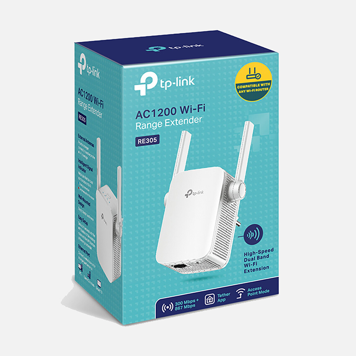    TP-Link RE305 AC1200 Mbps Wi-Fi 5 Menzil Genişletici 