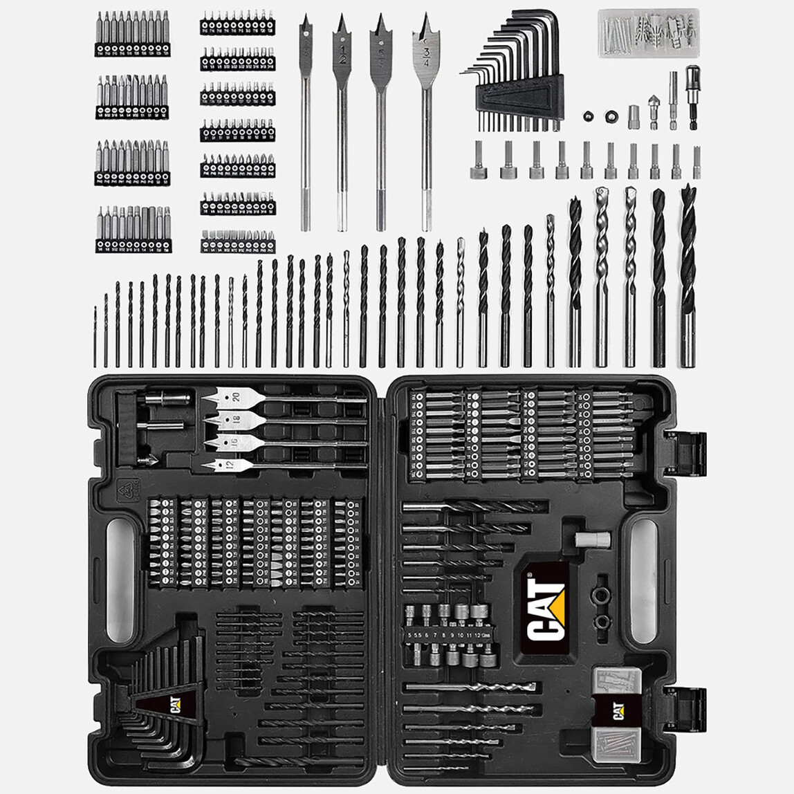    Cat DA01903 201 Parça Delme/Vidalama/Allen Universal Matkap Ucu 