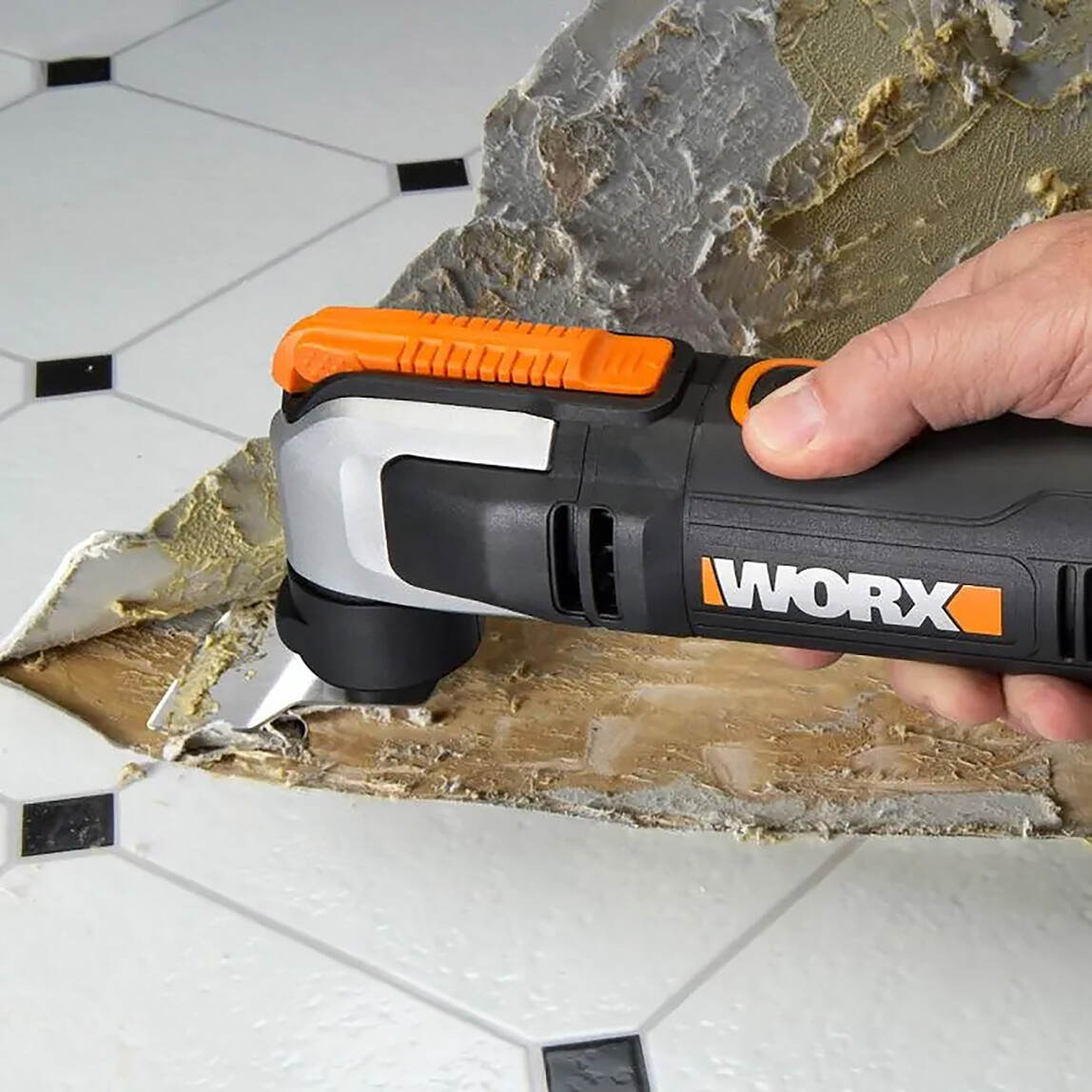    Worx WX686 250Watt Profesyonel Çok Amaçlı Devir Ayarlı Kesme Raspalama ve Zımpara + 19 Adet Aksesuar 