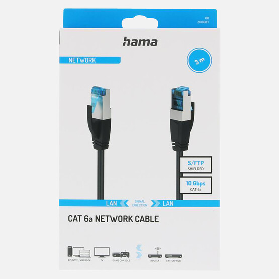 Hama Cat 6A 10 GBIT S FTP Korumalı