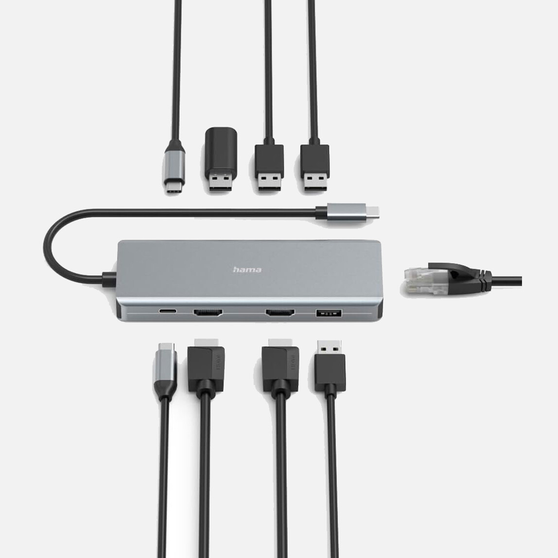    Hama USB-C Hub 9 Ports 