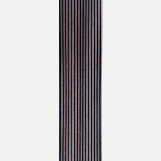 MDF Akustik Duvar Paneli 20x600x2800mm Koyu Ceviz 

