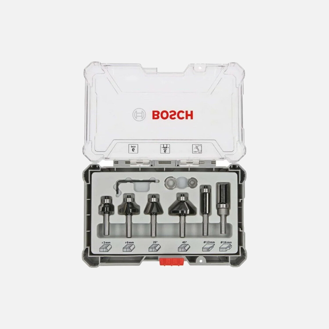    Bosch Freze Uç 6 Parça 6 mm Şaft 