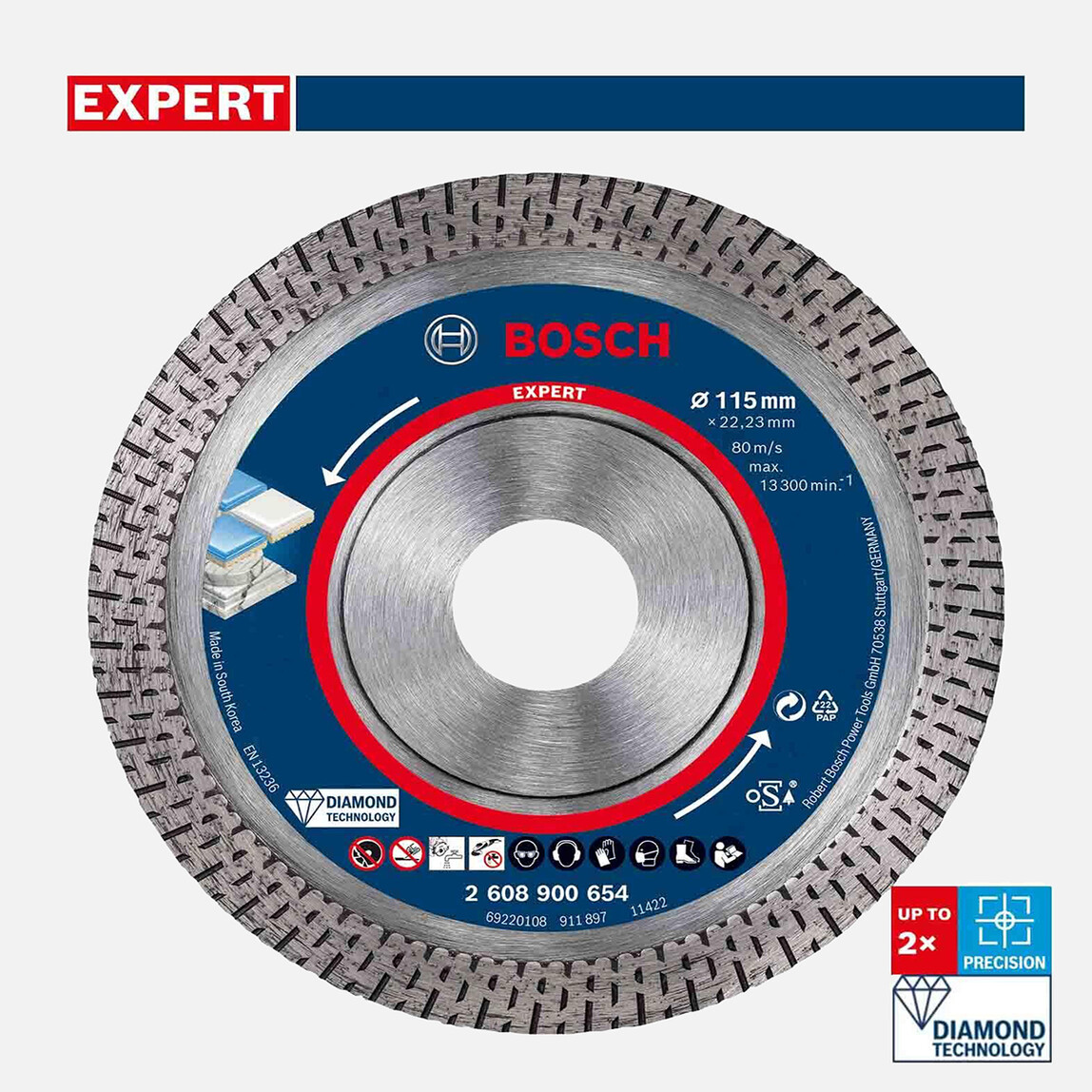    Bosch Elmas Kesme Disk 115x22,23 mm 