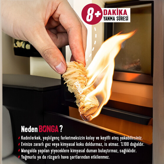 Bonga Odun Yünü Turuşturucu 350gr.