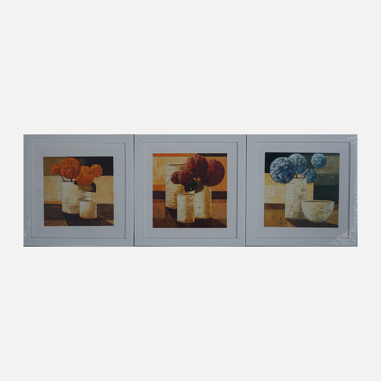 Mina Art Çerçeveli Tablo 3'lü 28x28 cm