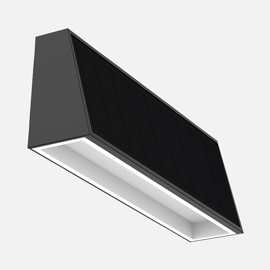 Solar Led Aplik Siyah 