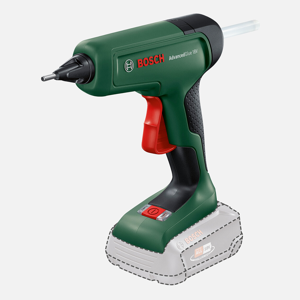    Bosch AdvancedGlue 18V (Solo) Silikon Tabancası (Akü ve Şarj Cihazı Dahil Değildir.) 