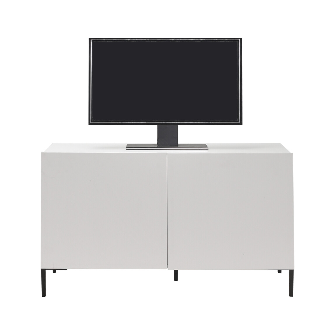    Roma 2 Kapaklı Modüler Tv Ünitesi - Mat Lake Beyaz 120x70x43cm (GxYxD) 