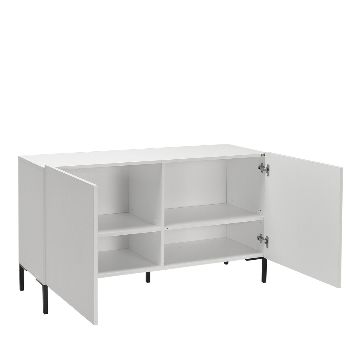    Roma 2 Kapaklı Modüler Tv Ünitesi - Mat Lake Beyaz 120x70x43cm (GxYxD) 