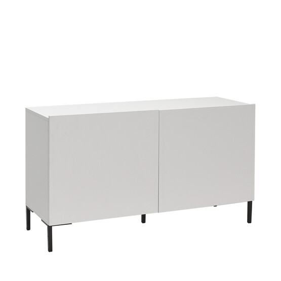 Roma 2 Kapaklı Modüler Tv Ünitesi - Mat Lake Beyaz 120x70x43cm (GxYxD)