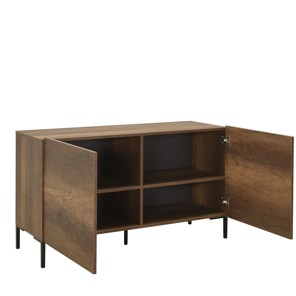    Adore Roma 2 Kapaklı Modüler Tv Ünitesi - Koyu Ceviz (Oslo Ceviz) 120x70x43 cm (GxYxD) 