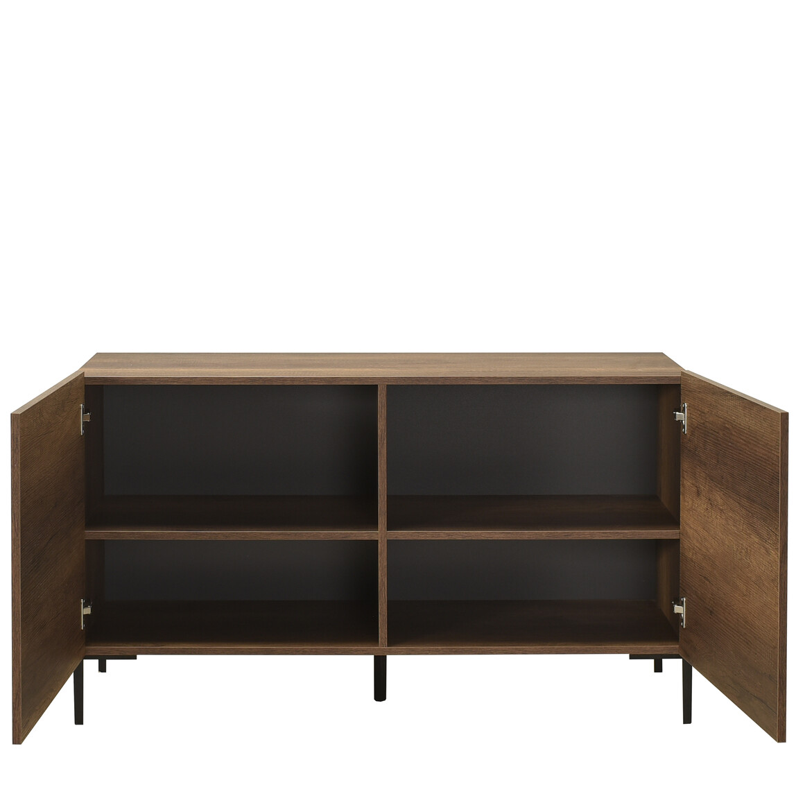    Adore Roma 2 Kapaklı Modüler Tv Ünitesi - Koyu Ceviz (Oslo Ceviz) 120x70x43 cm (GxYxD) 
