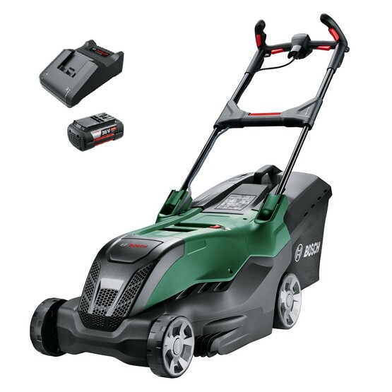 Bosch Advanced Rotak 36V-40-650 Çim Biçme Makinesi ve 1x4,0 Ah Akü Şarj Cihazı
