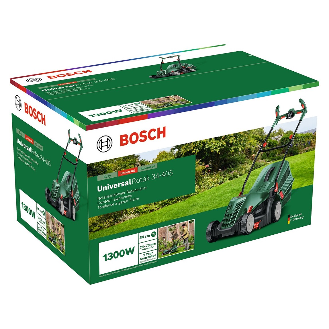    Bosch Universal Rotak 34-405 Çim Biçme Makinesi 