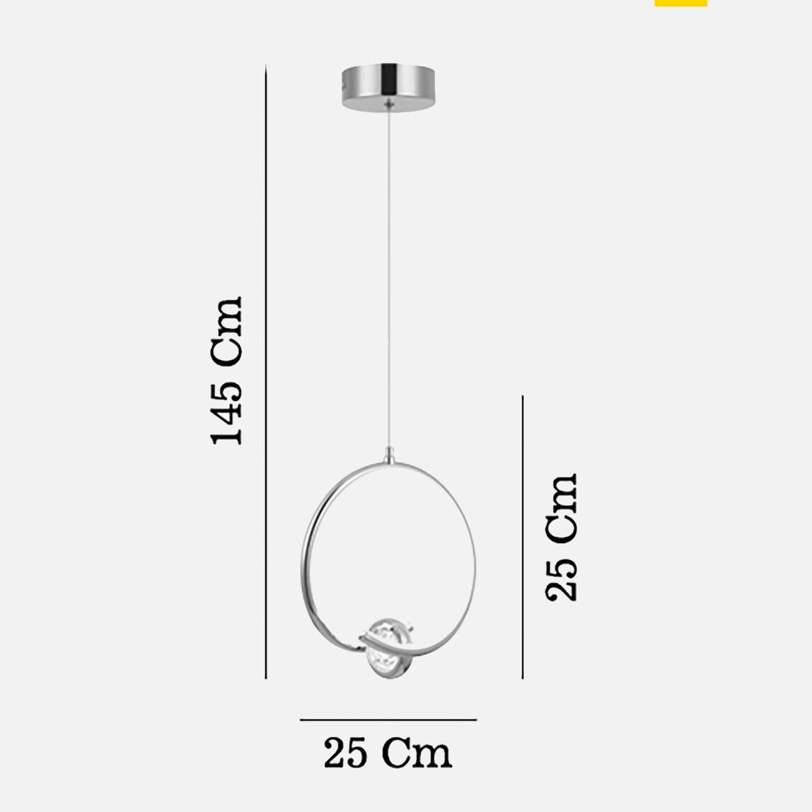    Lucea Anya Ledli Sarkıt 25cm 
