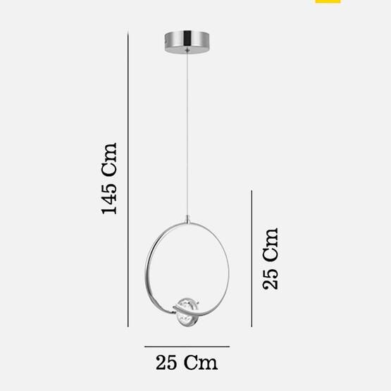 Lucea Anya Ledli Sarkıt 25cm