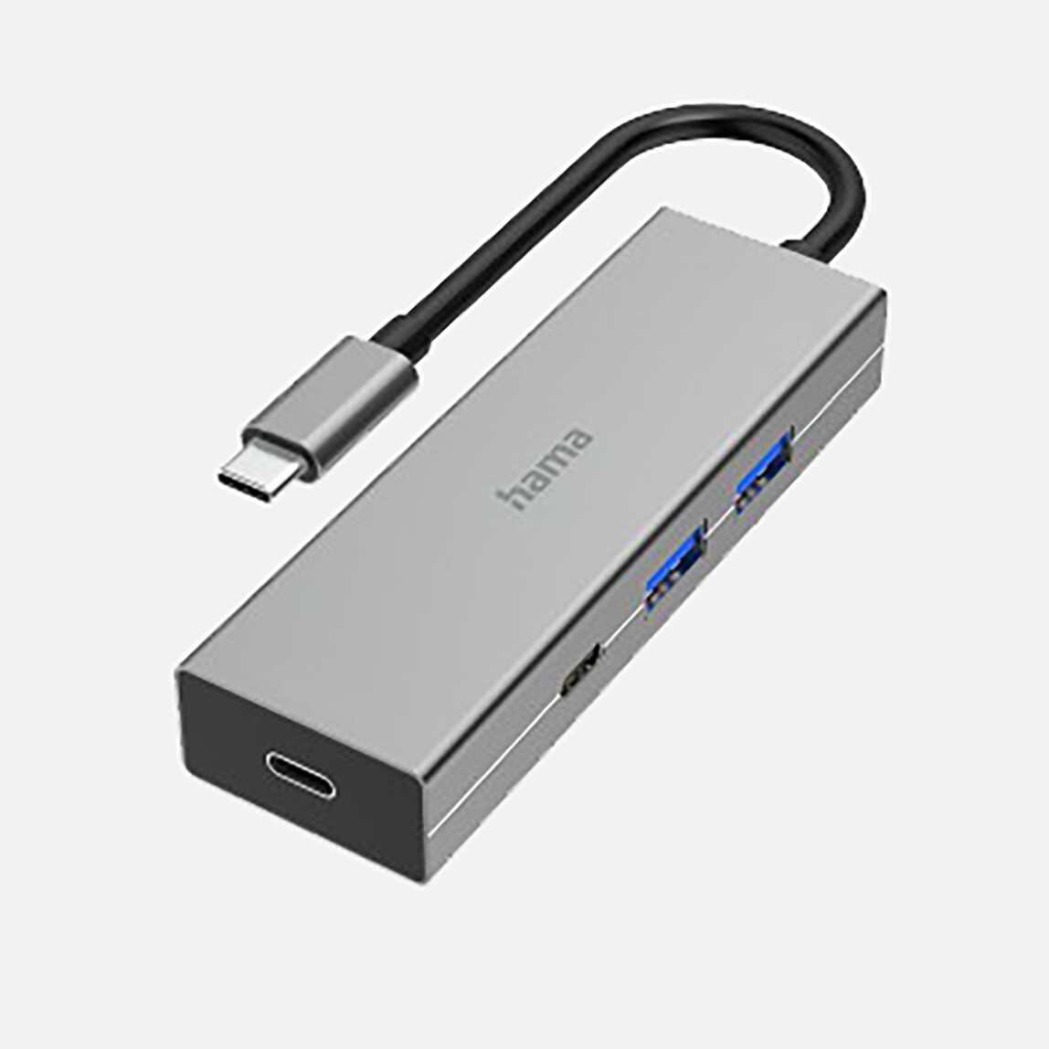    Hama USB-C-Hub, 4 Ports, 2x USB-A, 2x USB-C, USB 3.2 