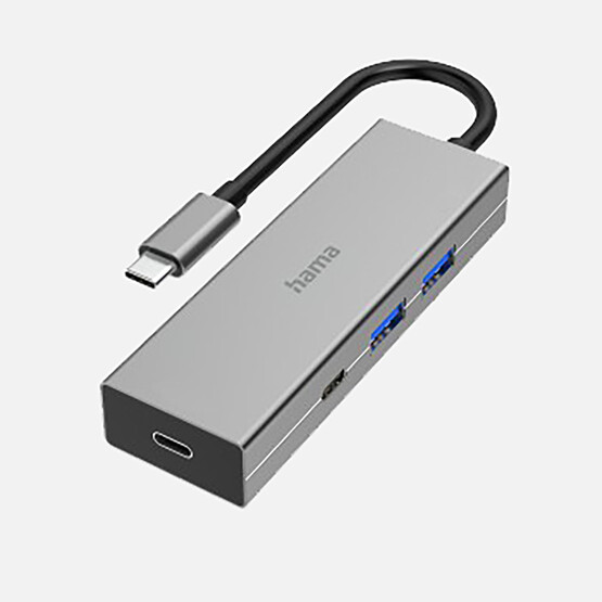Hama USB-C-Hub, 4 Ports, 2x USB-A, 2x USB-C, USB 3.2