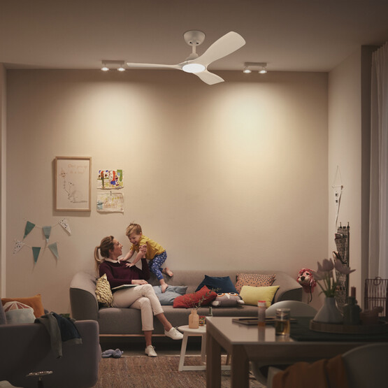 Olas Lambalı Tavan Vantilatörü 32 (Fan) + 24 (Işık) W
