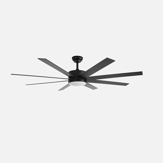 Dlc Zephyr  Tavan Vantilatörü Led Siyah 162 cm Uzaktan Kumandalı