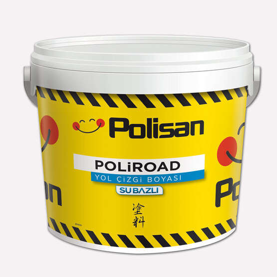 Polisan 25 kg Su Bazlı Yol Cızgı Boyası Beyaz 001 
