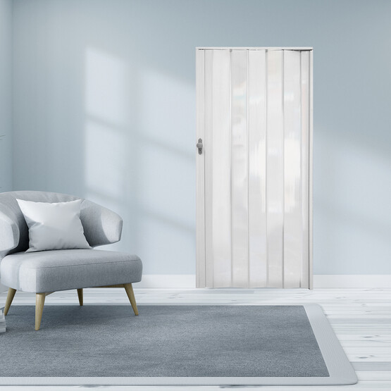Javitrade Highgloss Akordiyon Kapı Beyaz  